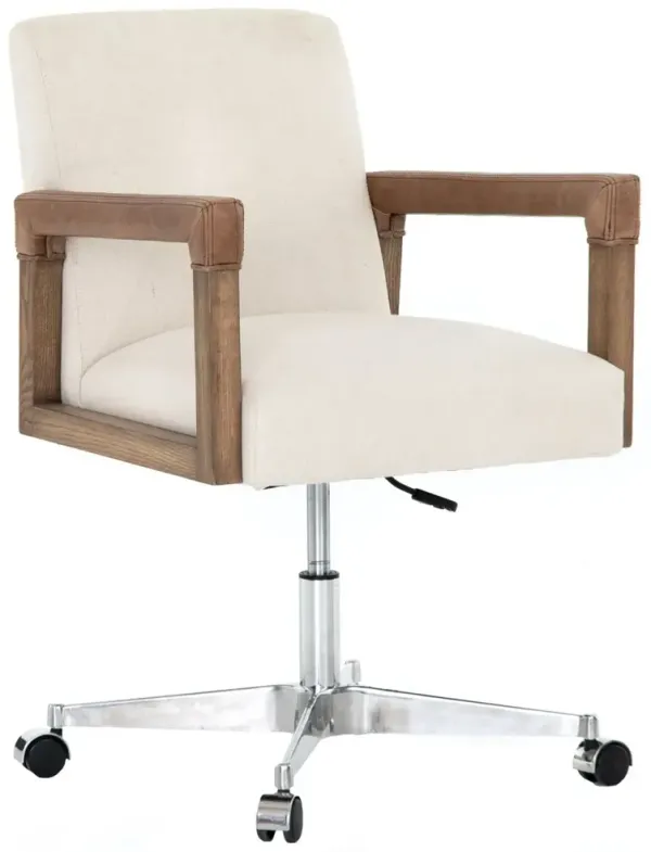 Fairlee Desk Chair - Natural Linen - Ivory