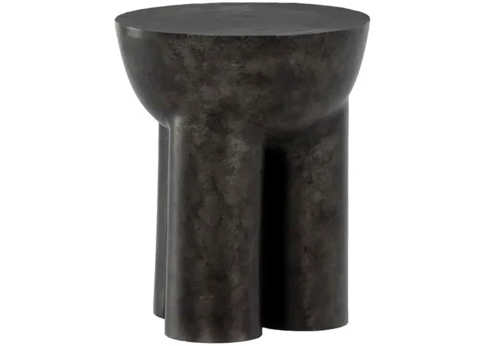 Arthur End Table - Raw Black