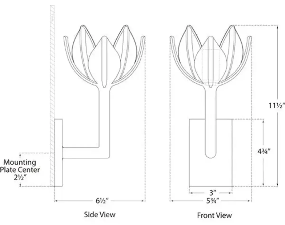 Visual Comfort - Alberto Small Wall Sconce - Plaster White