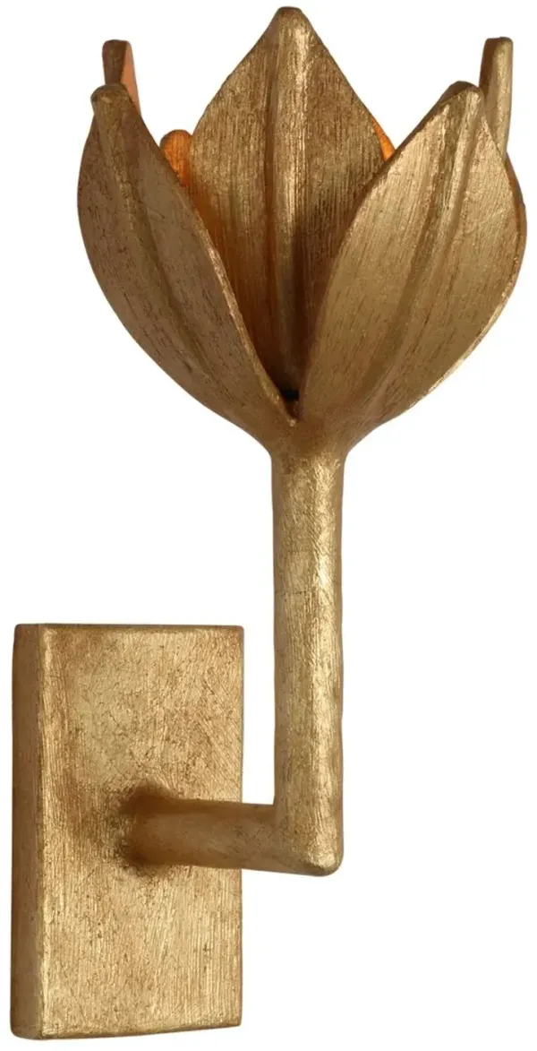 Visual Comfort - Alberto Small Wall Sconce - Antique Gold Leaf