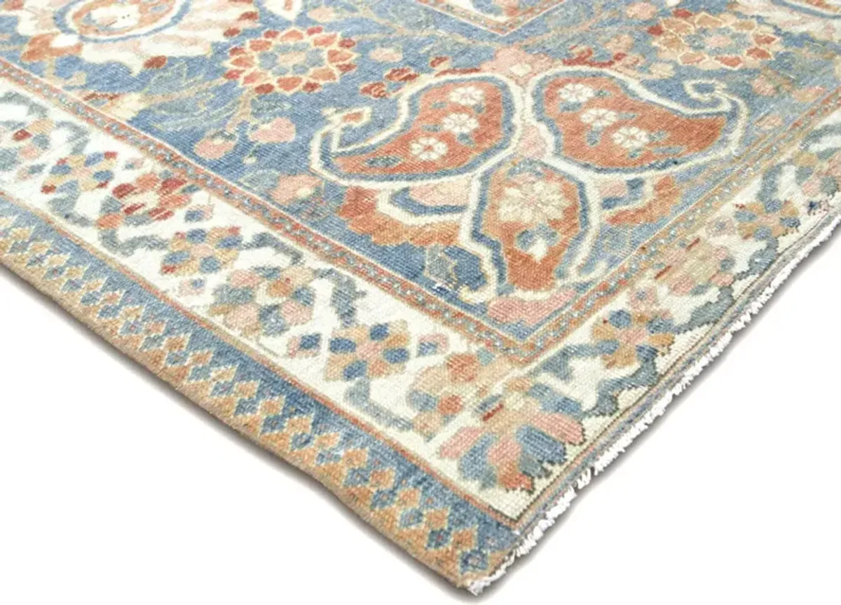 1930s Persian Baktiari Rug,10'2" x 17'3" - Nalbandian - Blue - Blue