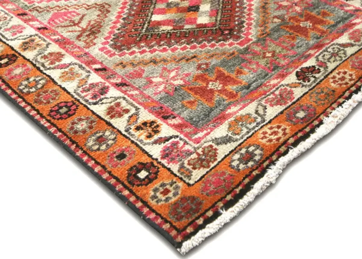 1960s Turkish Oushak Runner - 2'9" x13'6" - Nalbandian - Orange