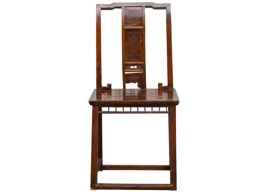 19th Century Chinese Emperor's Chair - de-cor - Brown