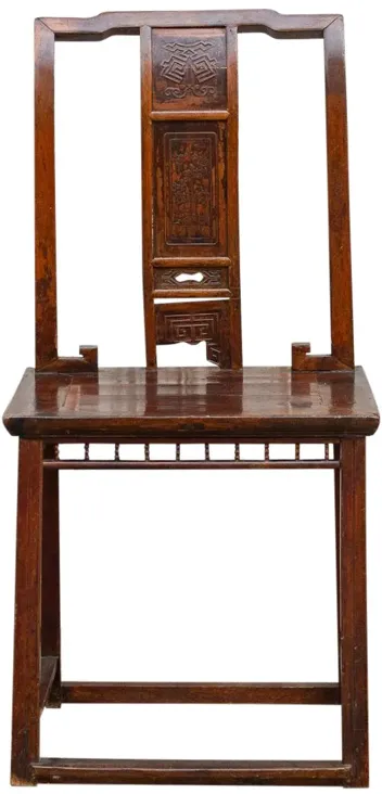 19th Century Chinese Emperor's Chair - de-cor - Brown