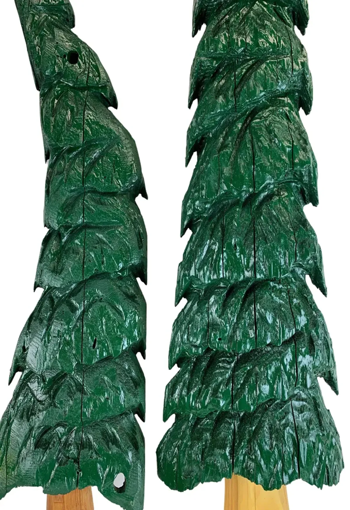 Hand-Made 48" & 36" Christmas Trees - Pr - Eat Drink Home - Green