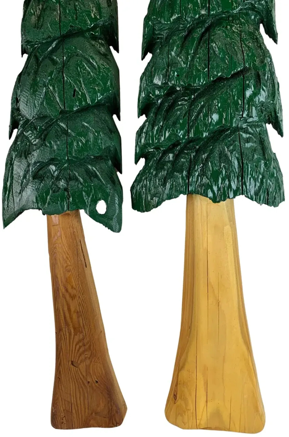 Hand-Made 48" & 36" Christmas Trees - Pr - Eat Drink Home - Green