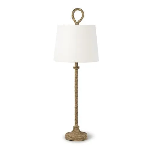 Coastal Living Bimini Buffet Lamp - Natural Rope - Regina Andrew