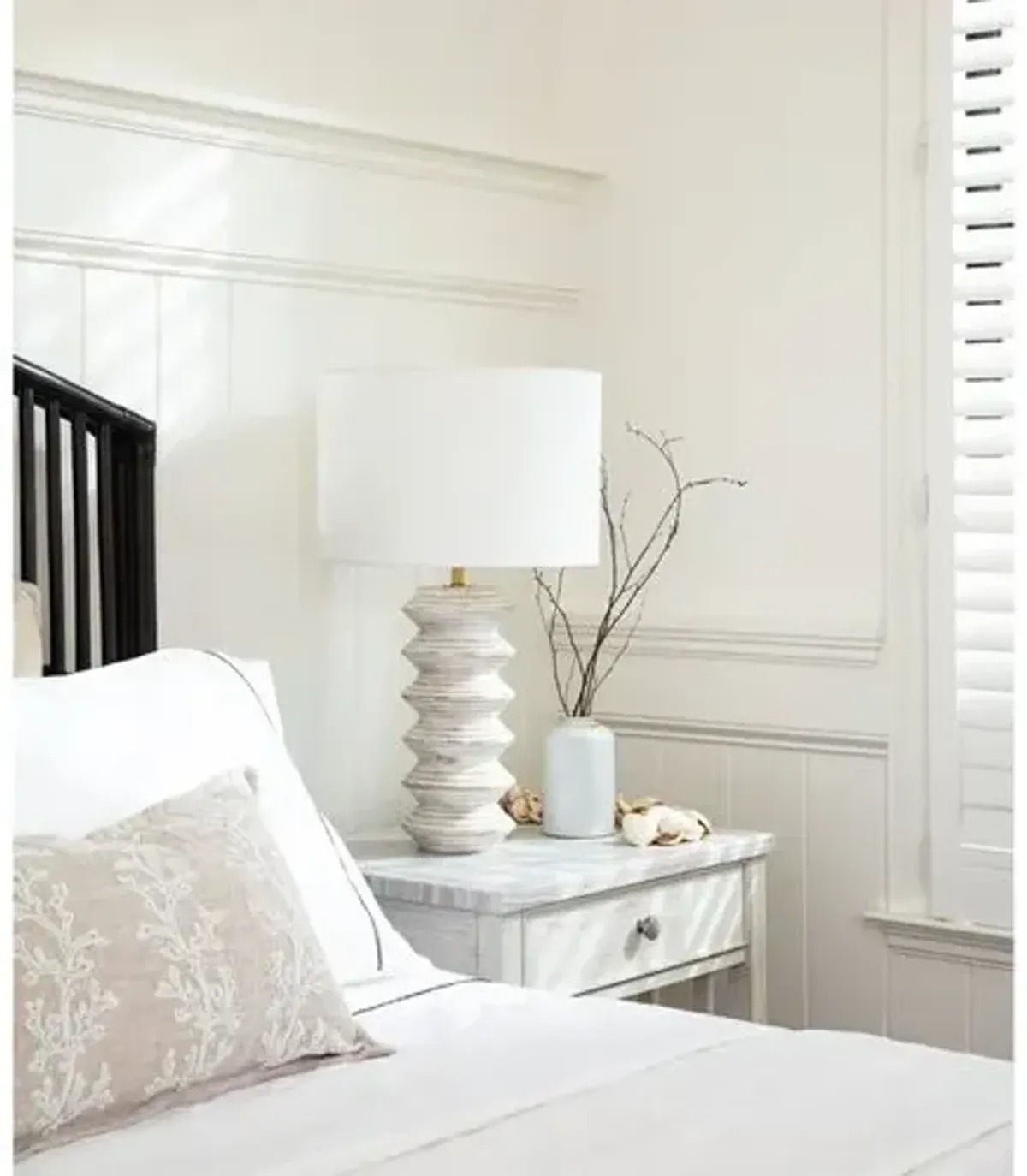 Nova Table Lamp - Whitewash - Regina Andrew