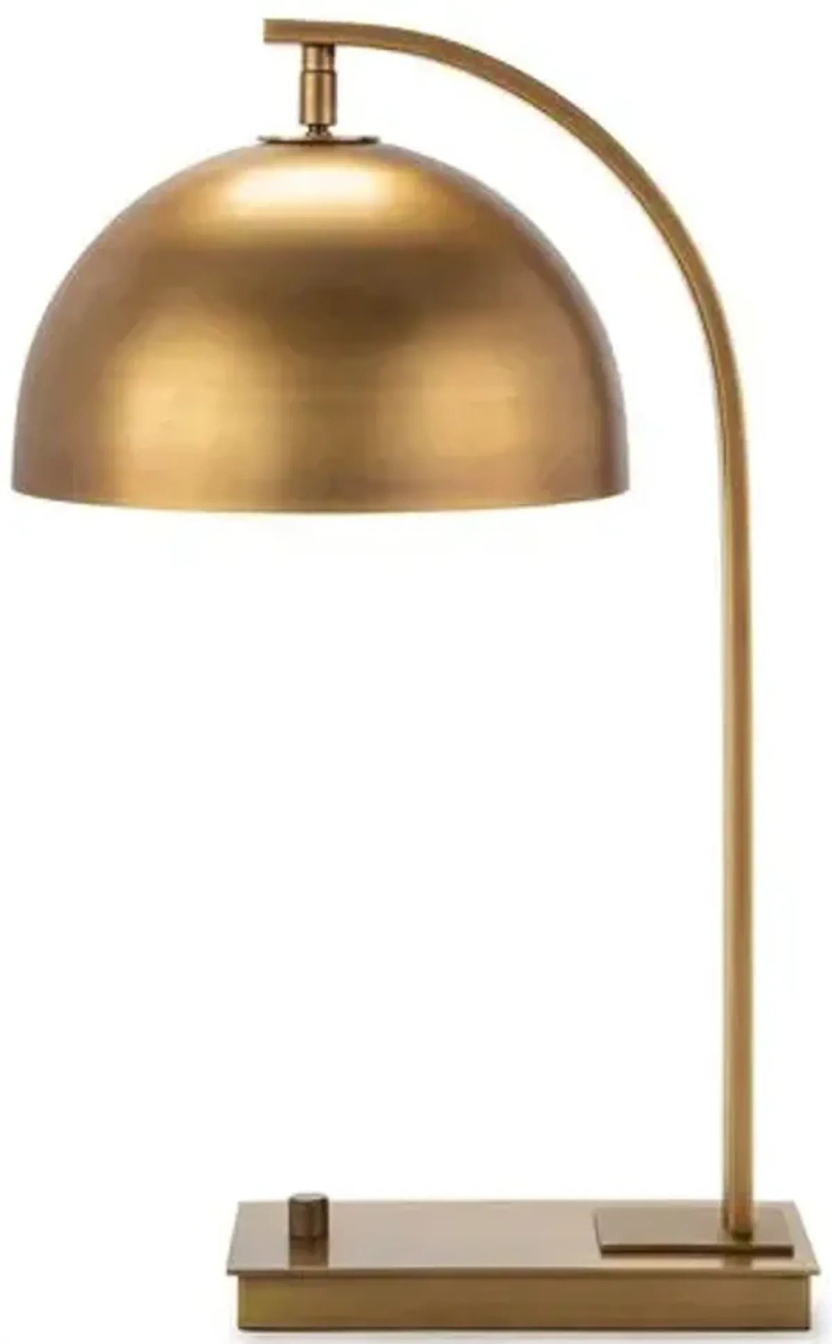 Otto Desk Lamp - Natural Brass - Regina Andrew