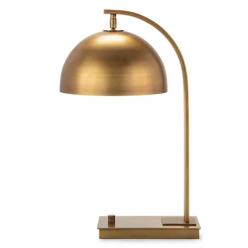 Otto Desk Lamp - Natural Brass - Regina Andrew