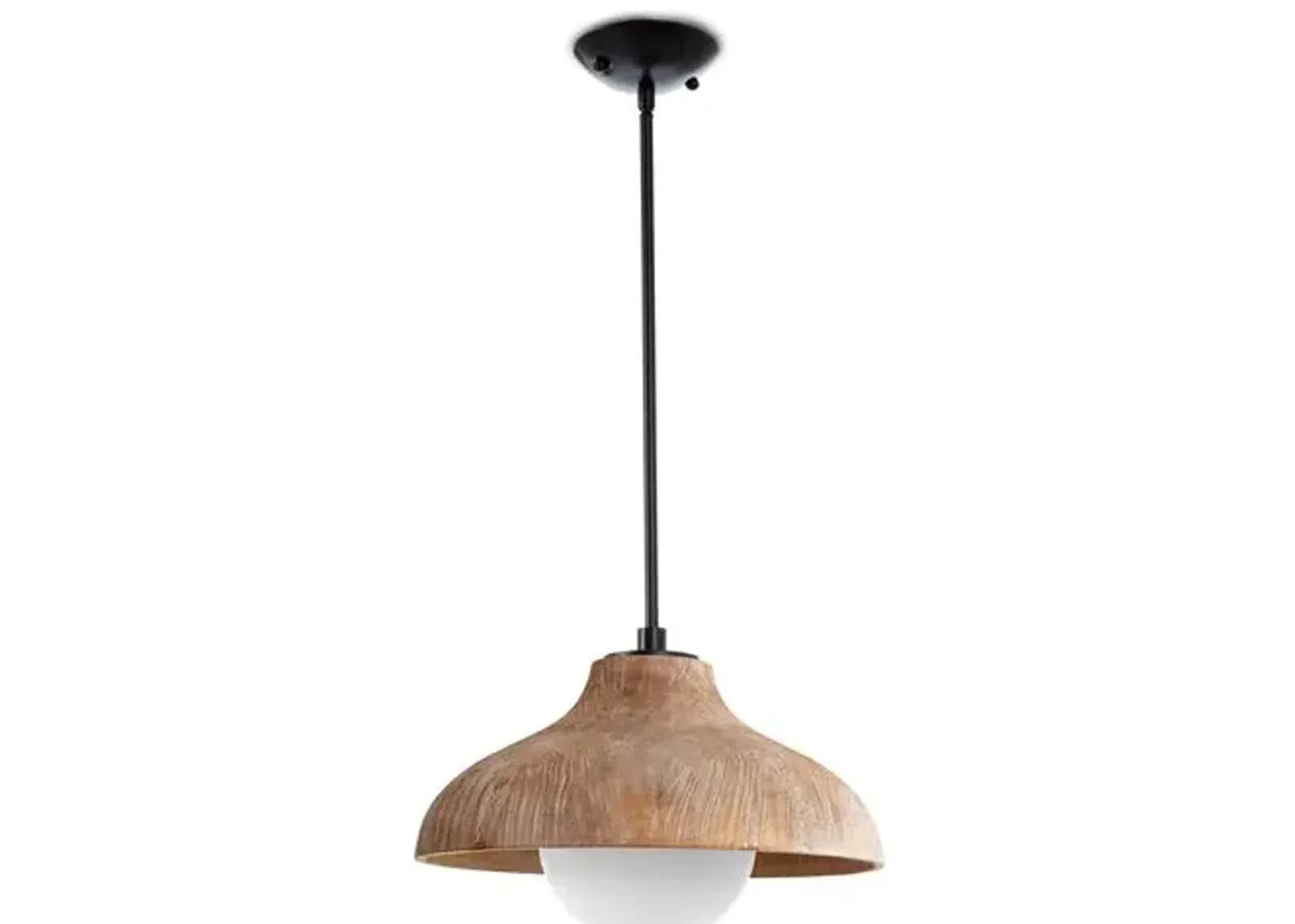 Coastal Living Surfside Wood Pendant - Natural - Regina Andrew - Beige