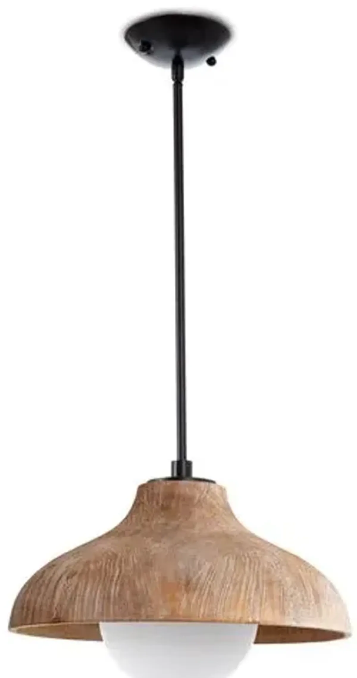 Coastal Living Surfside Wood Pendant - Natural - Regina Andrew - Beige