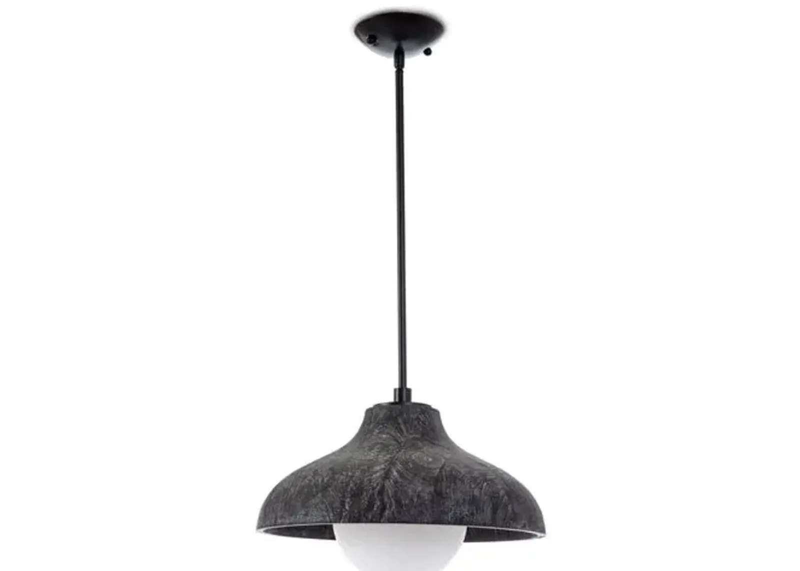 Coastal Living Surfside Wood Pendant - Black - Regina Andrew