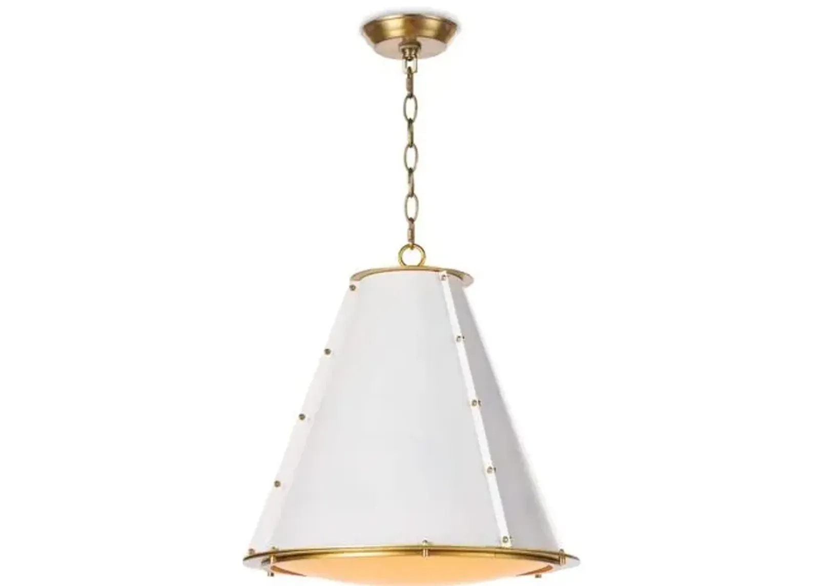 French Maid Small Chandelier - White - Regina Andrew