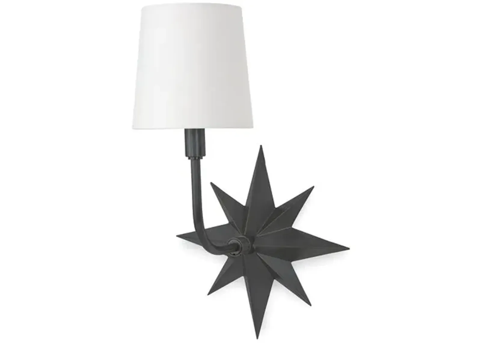 Coastal Living Etoile Sconce - Bronze - Regina Andrew - Black