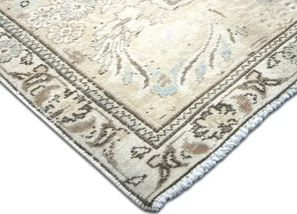 1960s Persian Tabriz Rug,10'11" x 13'10" - Nalbandian - Beige - Beige