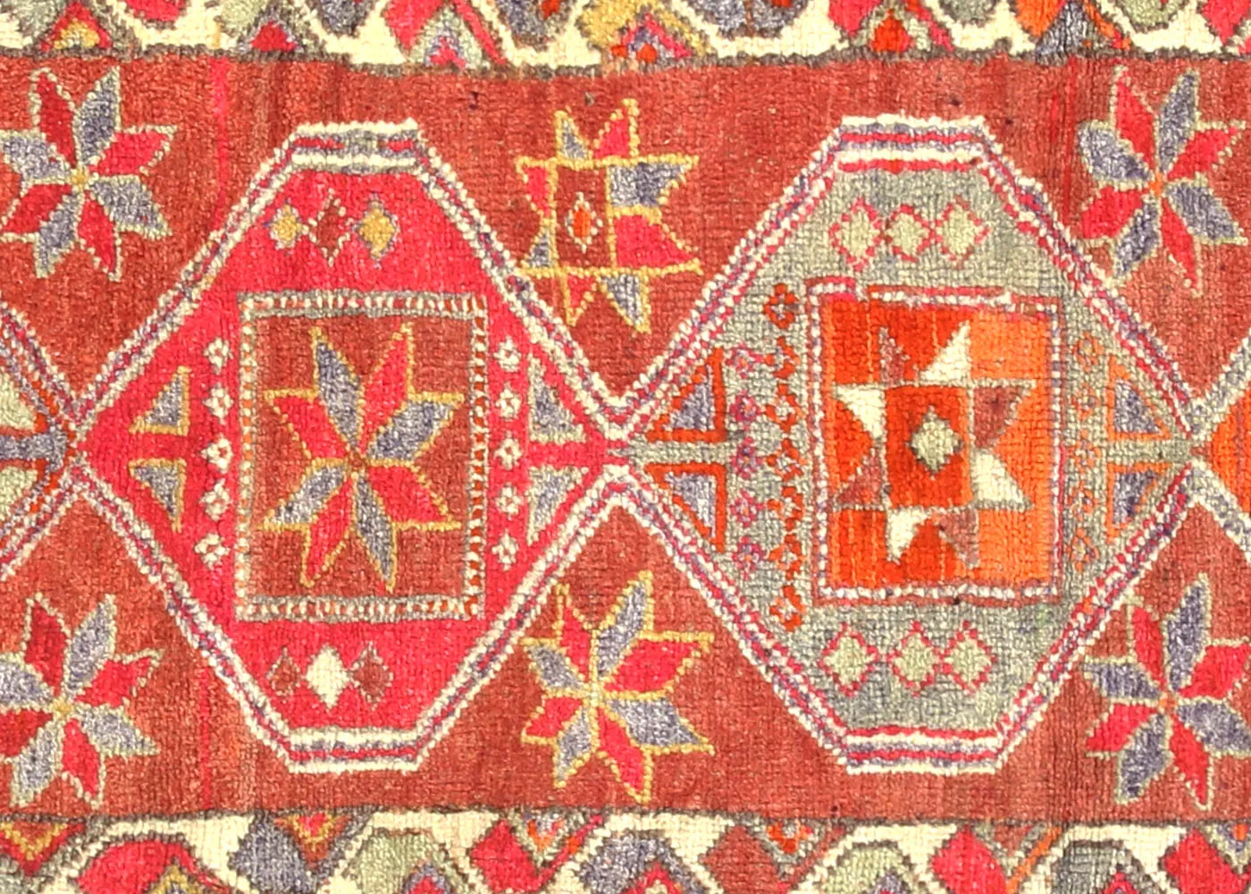 1960s Turkish Oushak Runner - 2'10"x10'9" - Nalbandian - Orange