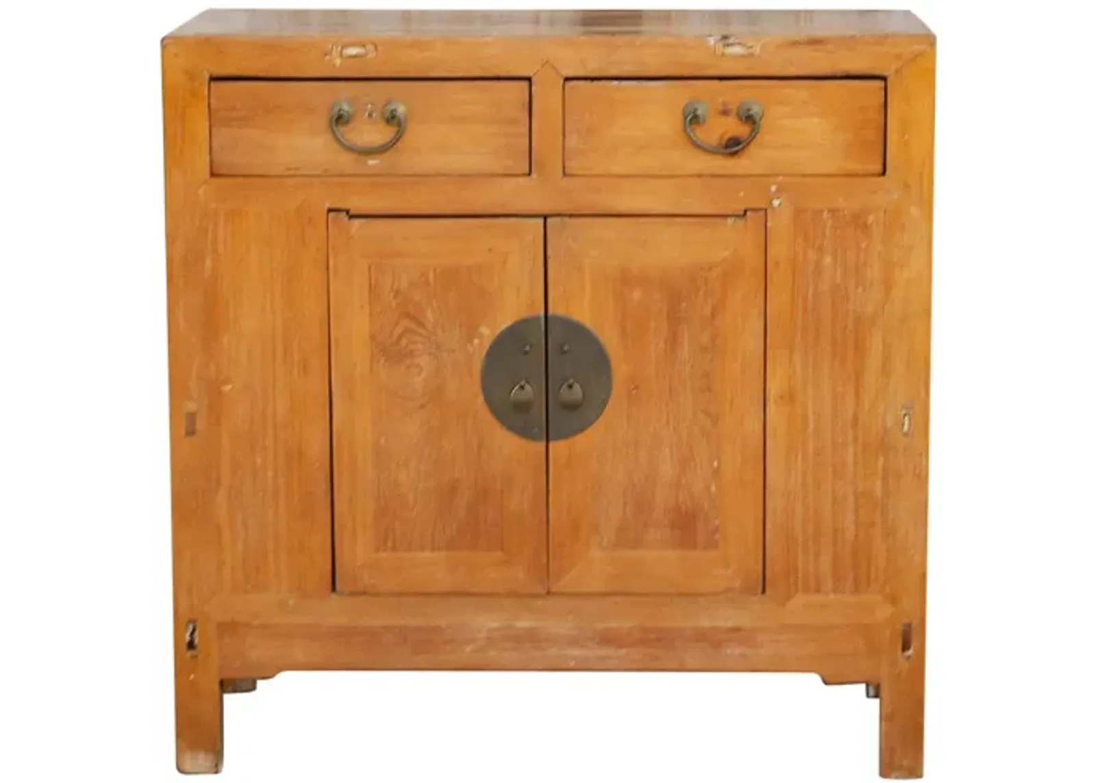 Charming Asian Farmhouse Buffet Cabinet - de-cor - Brown