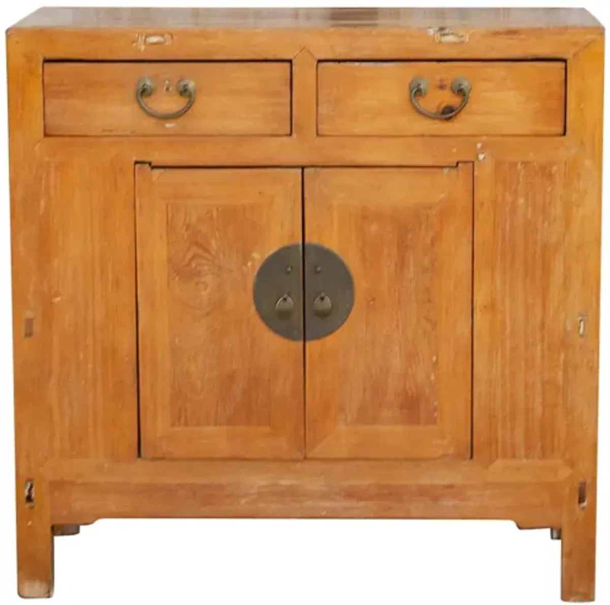 Charming Asian Farmhouse Buffet Cabinet - de-cor - Brown