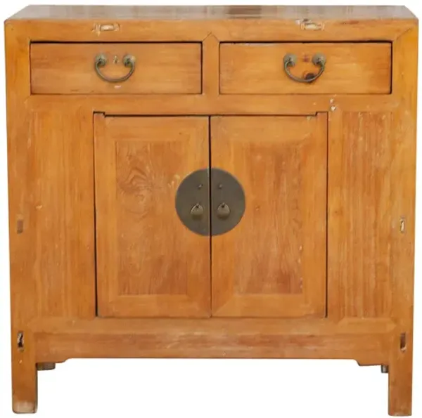 Charming Asian Farmhouse Buffet Cabinet - de-cor - Brown