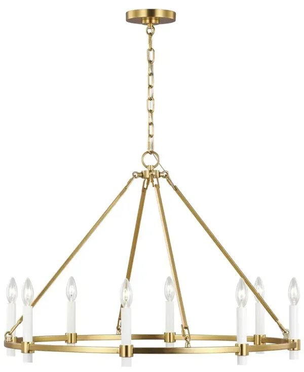 Marston Large Chandelier, Brass