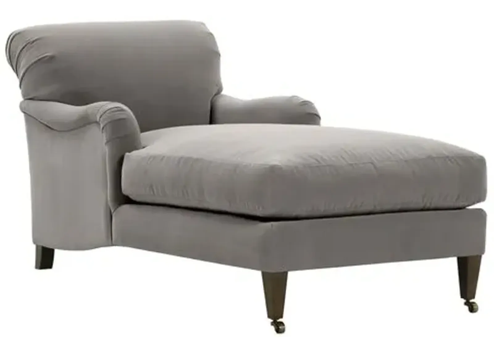 Hayes Chaise - Handcrafted - Gray - Comfortable, Sturdy, Stylish