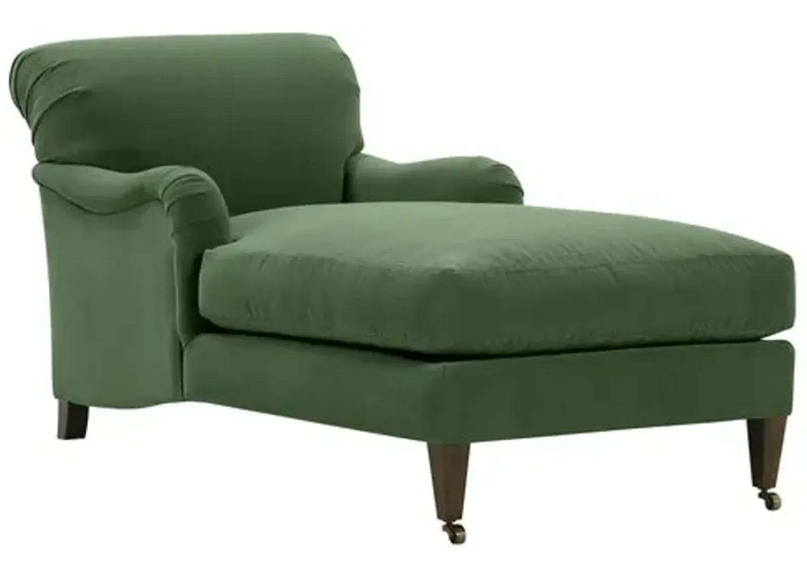 Hayes Chaise - Handcrafted - Green - Comfortable, Sturdy, Stylish