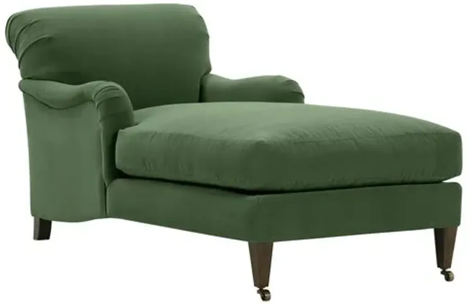 Hayes Chaise - Handcrafted - Green - Comfortable, Sturdy, Stylish