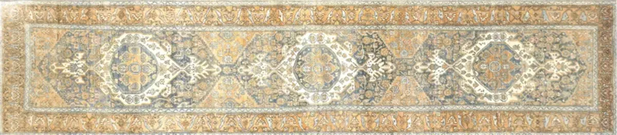 1920s Persian Melayer Runner,3'6"x15'11" - Nalbandian - Orange