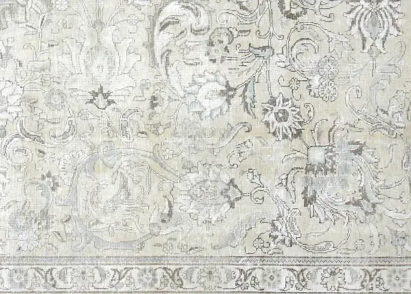 1960s Persian Tabriz Rug - 10'11" x 14'6" - Nalbandian - Blue - Blue