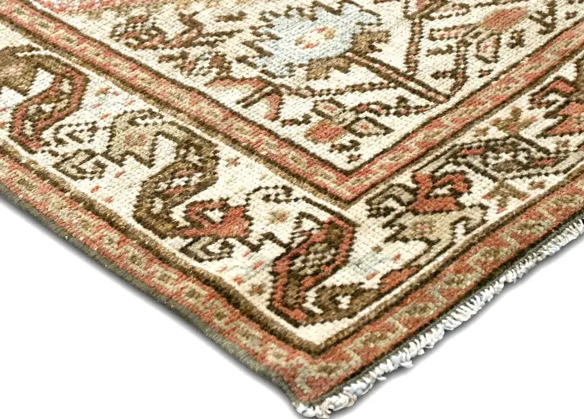 1920s Persian Melayer Runner - 3'5"x13'6" - Nalbandian - Orange