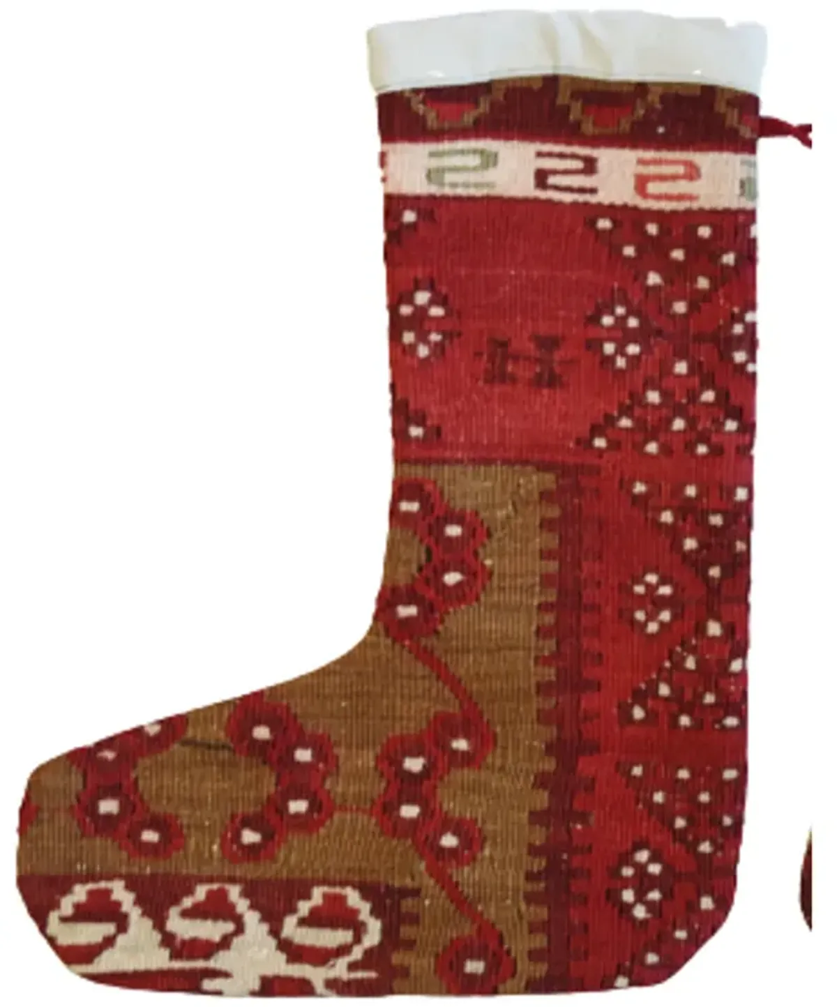 Christmas Stockings Turkish Carpet Set of 2 - Red