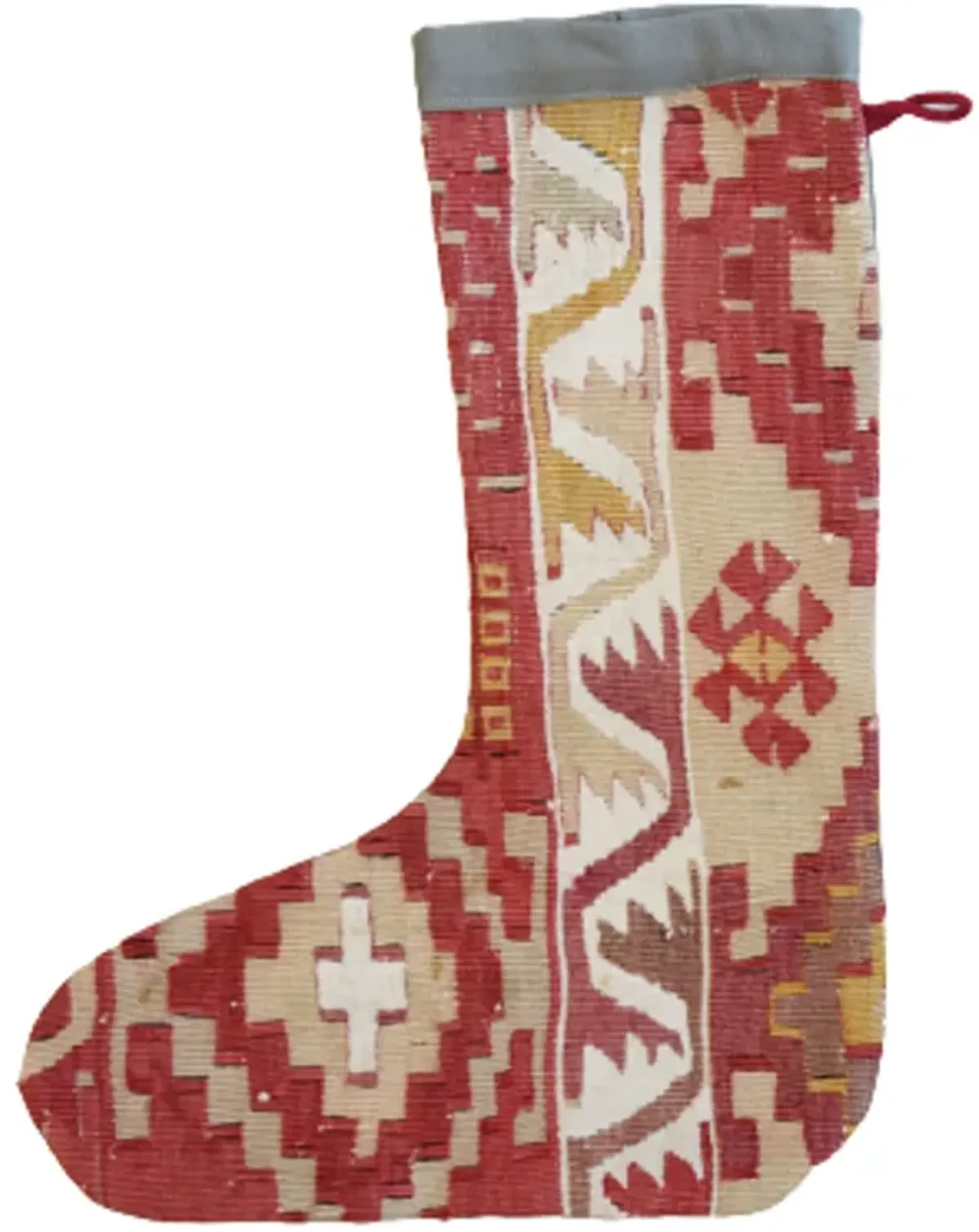 Christmas Stockings Turkish Carpet Set of 2 - Red