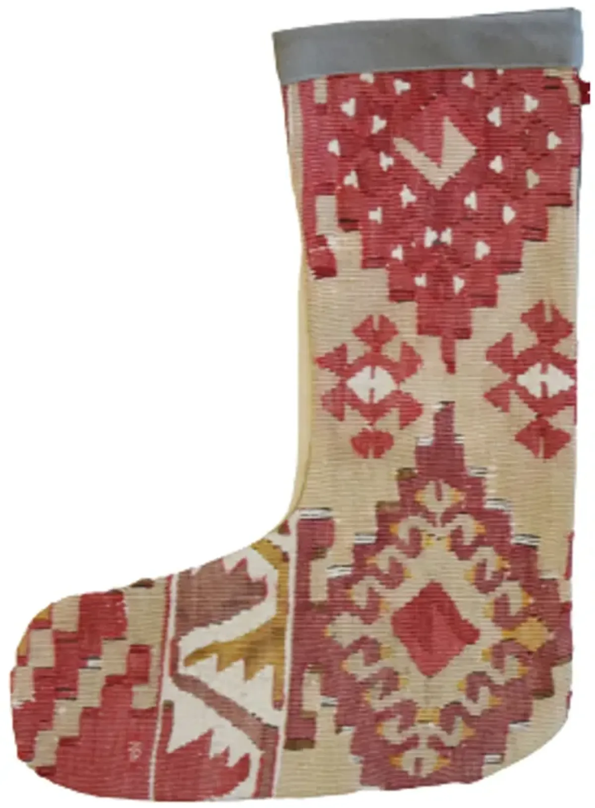 Christmas Stockings Turkish Carpet Set of 2 - Red