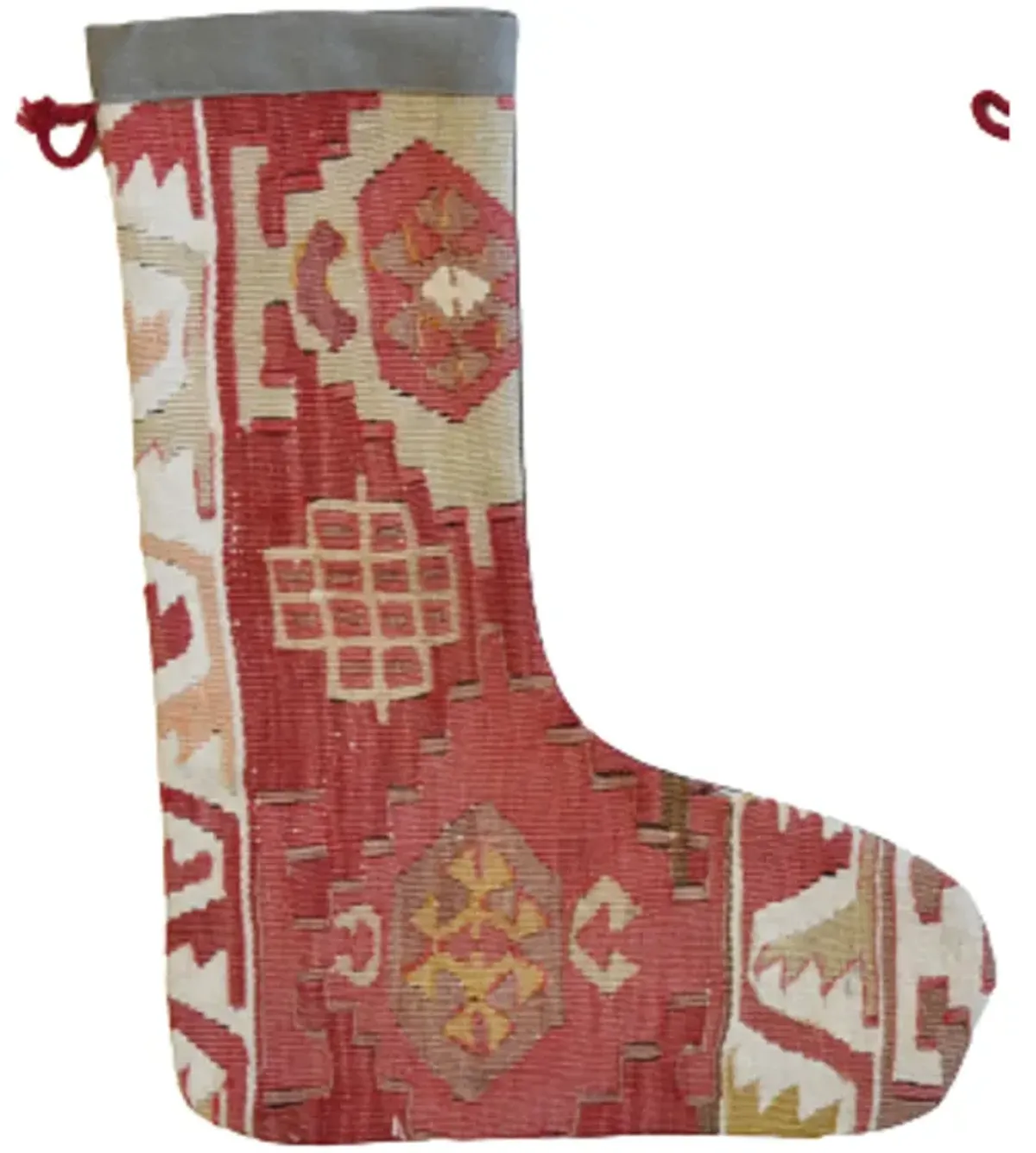 Christmas Stockings Turkish Carpet Set of 2 - Red