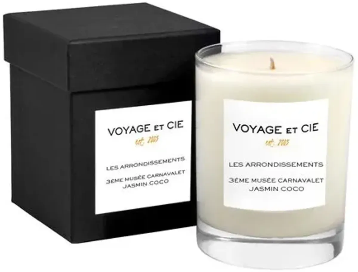 Jasmin Coco Candle - VOYAGE ET CIE INC