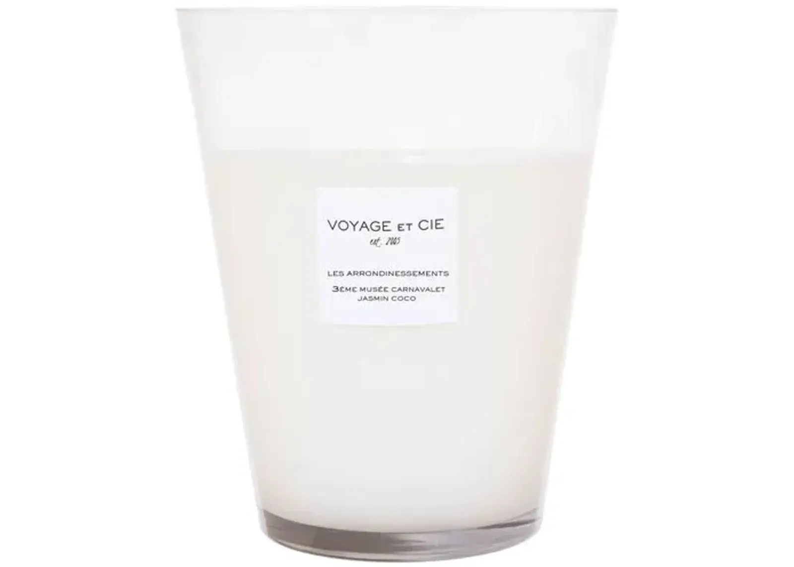 Jasmin Coco Candle - VOYAGE ET CIE INC