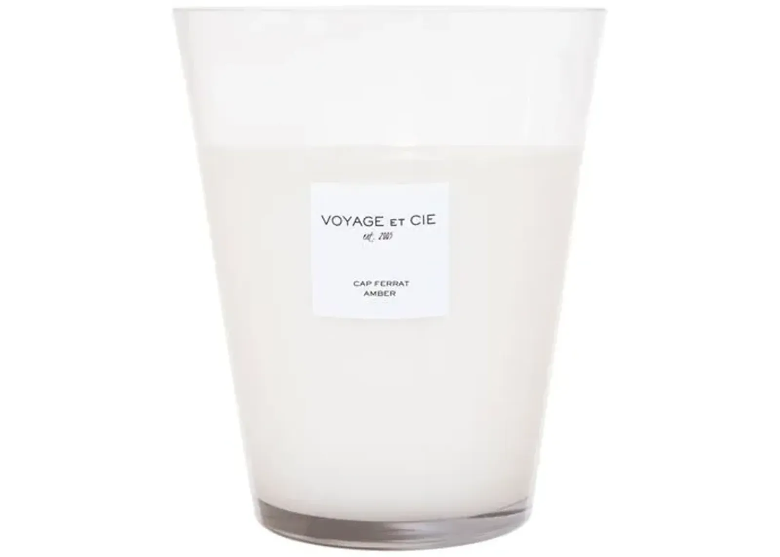 Amber St Barths Candle - VOYAGE ET CIE INC