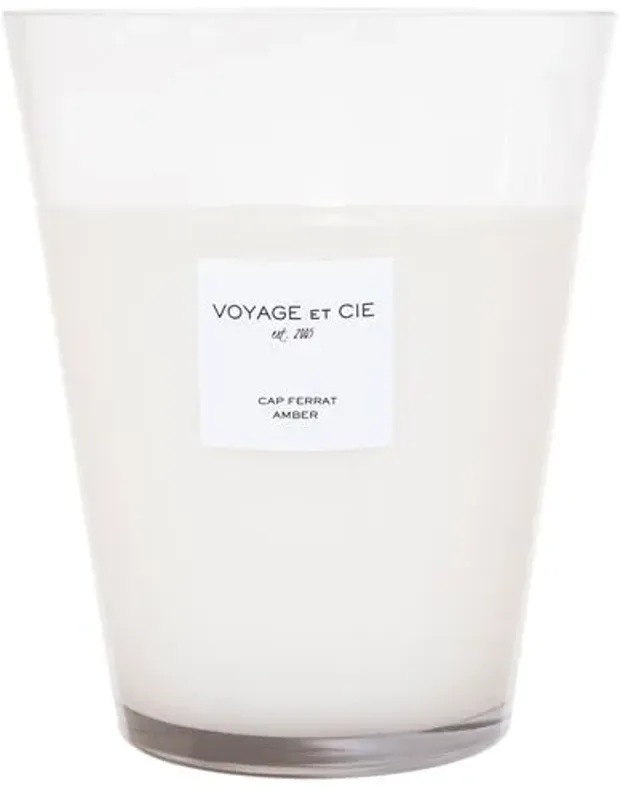 Amber St Barths Candle - VOYAGE ET CIE INC