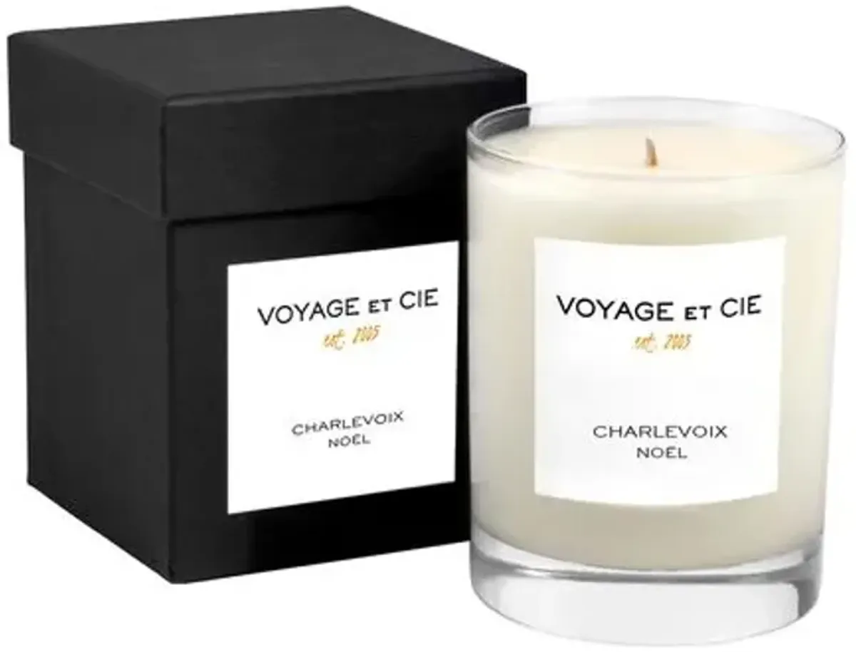 No l Charlevoix Holiday Candle - VOYAGE ET CIE INC