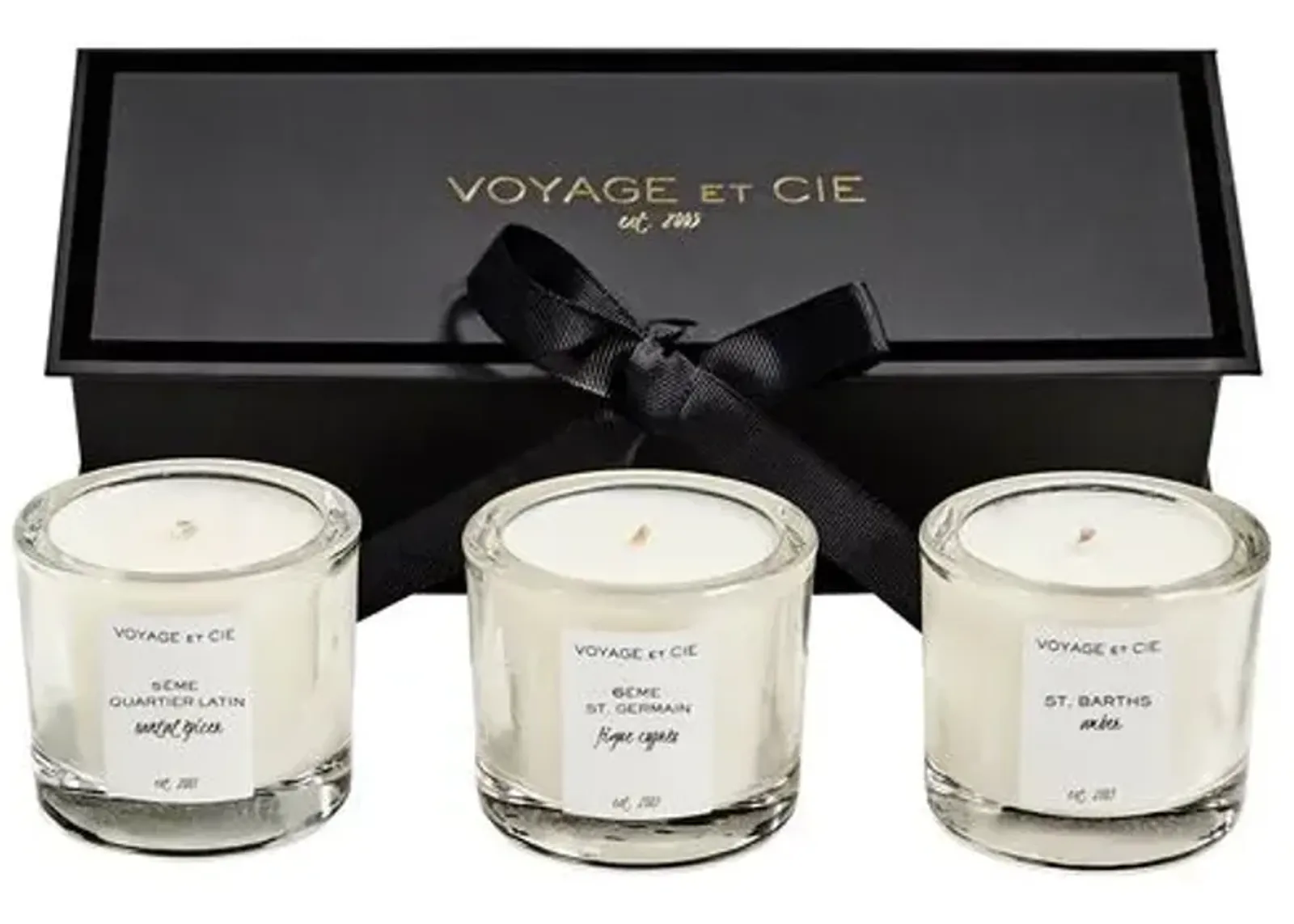 Autumn Votive Box - Set of 3 - VOYAGE ET CIE INC