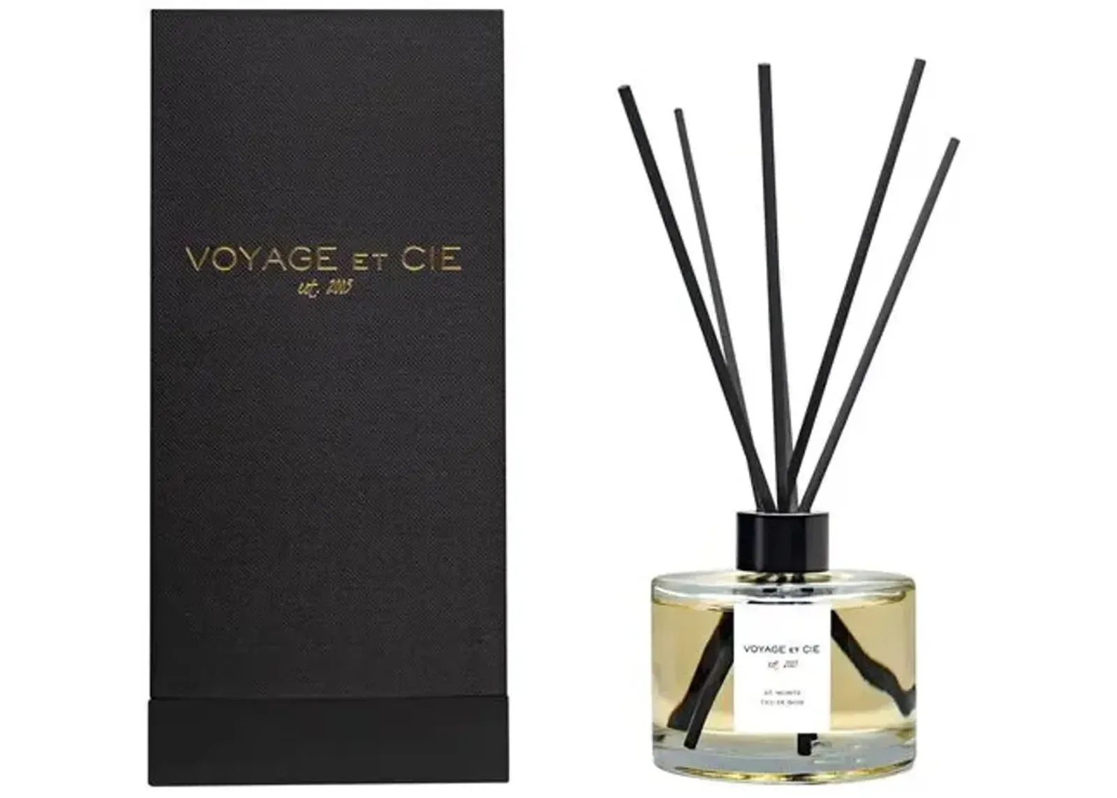 Feu De Bois Glass Reed Diffuser - VOYAGE ET CIE INC