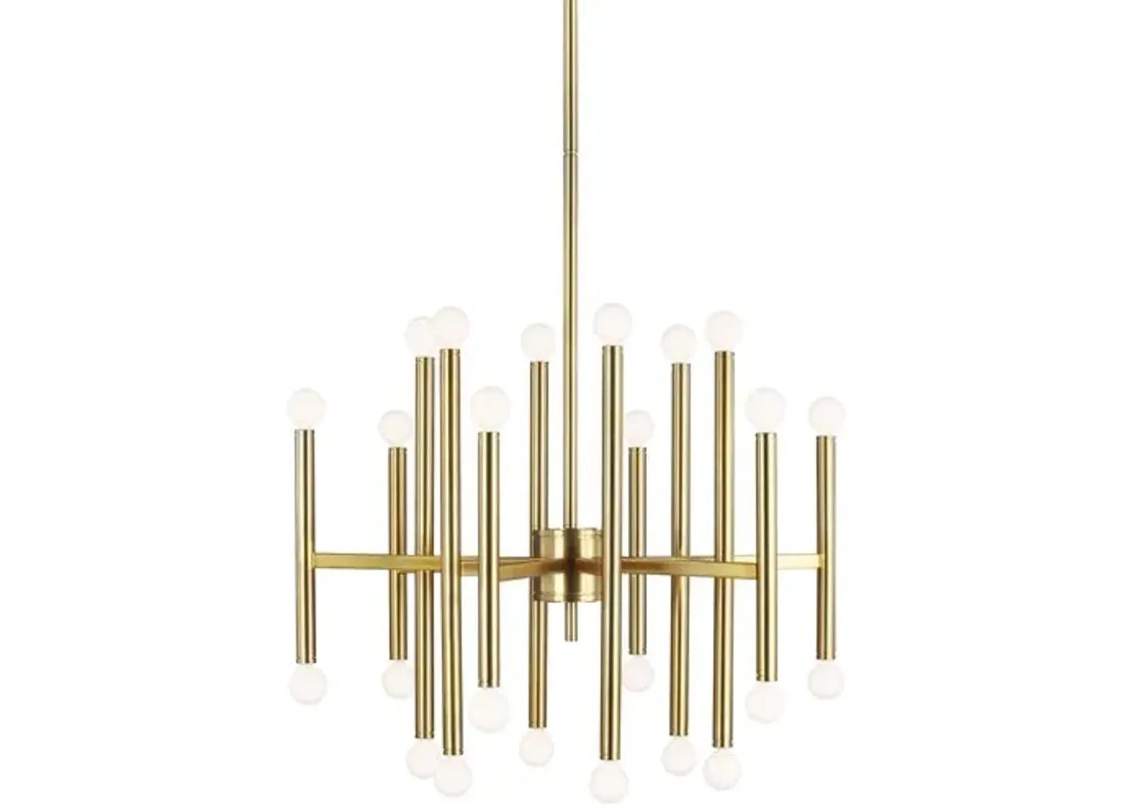 Visual Comfort - Beckham Modern Large Chandelier - Burnished Brass