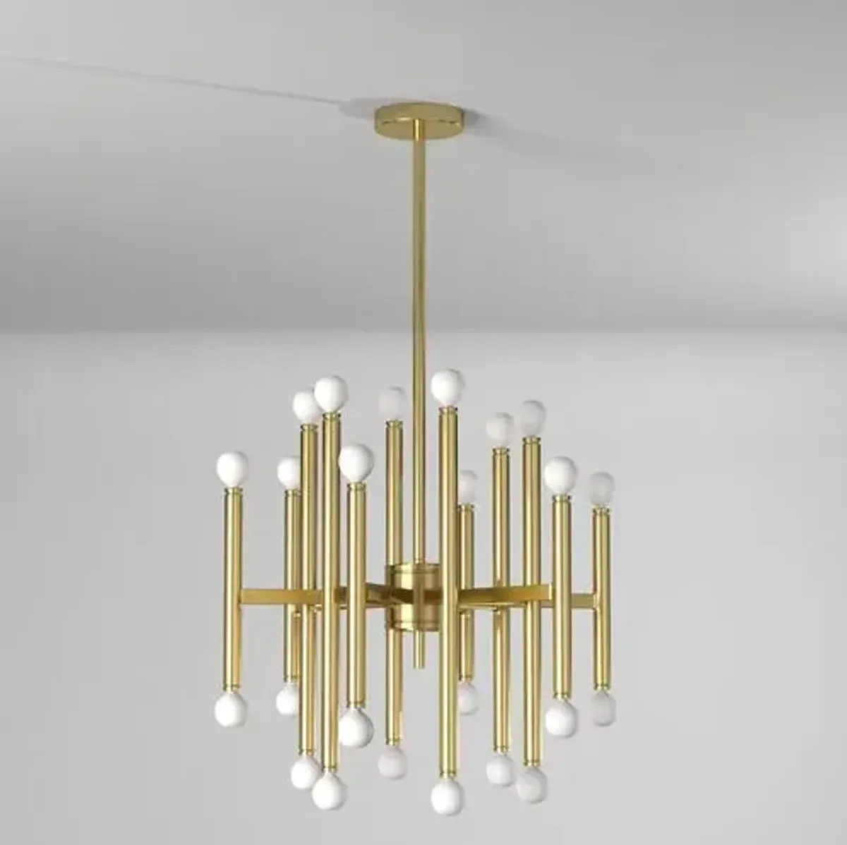 Visual Comfort - Beckham Modern Medium Chandelier - Burnished Brass