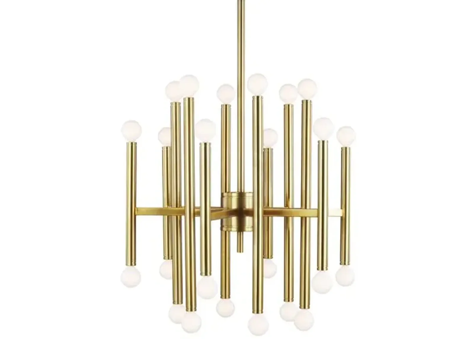 Visual Comfort - Beckham Modern Medium Chandelier - Burnished Brass