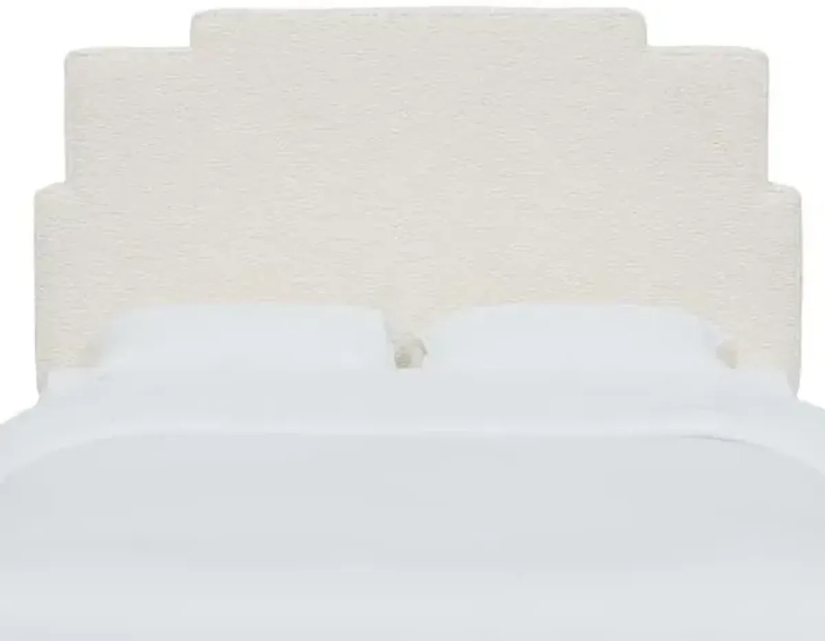 Paxton Headboard - Sheepskin Natural - White