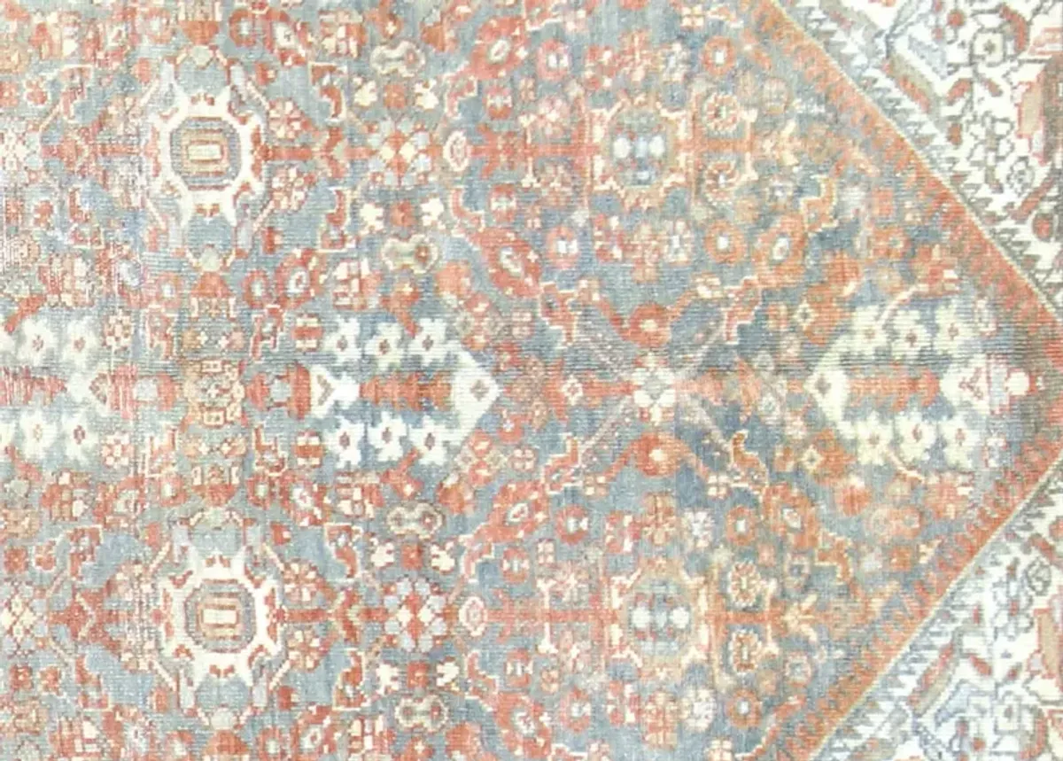 1940s Persian Melayer Rug - 5'2" x 9'10" - Nalbandian - Orange - Orange