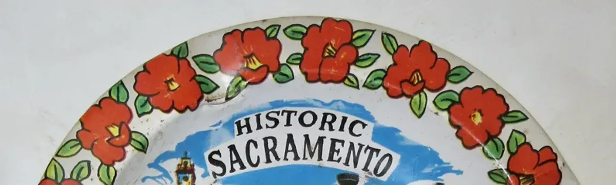 1950s Sacramento Ashtray - The Emporium Ltd. - Red