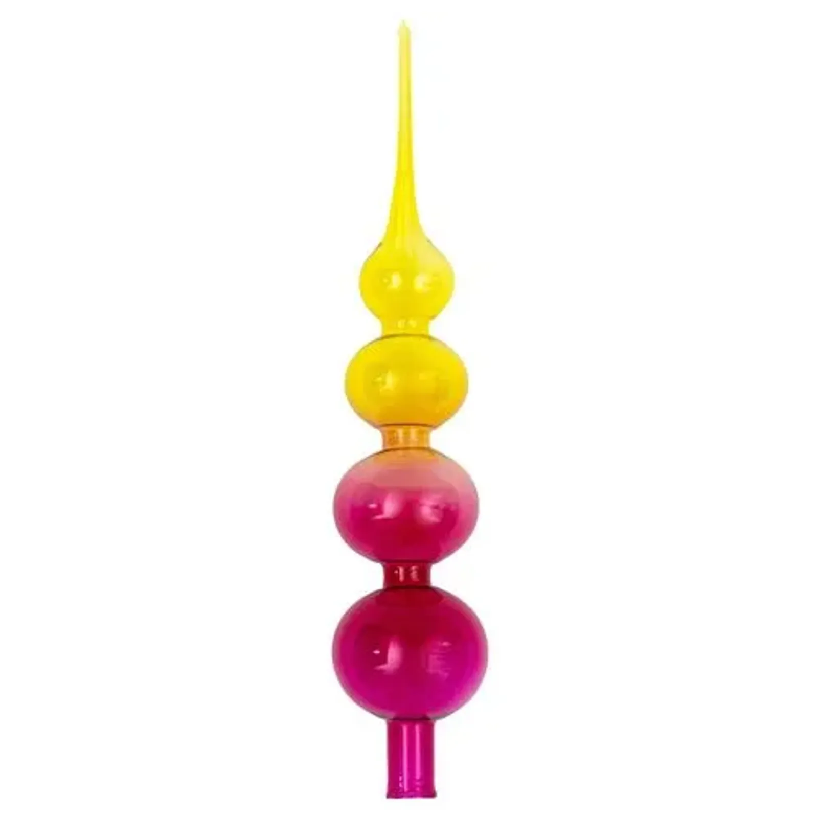 Glass Ombr Tree Topper - Pink/Citrine - Joanna Buchanan