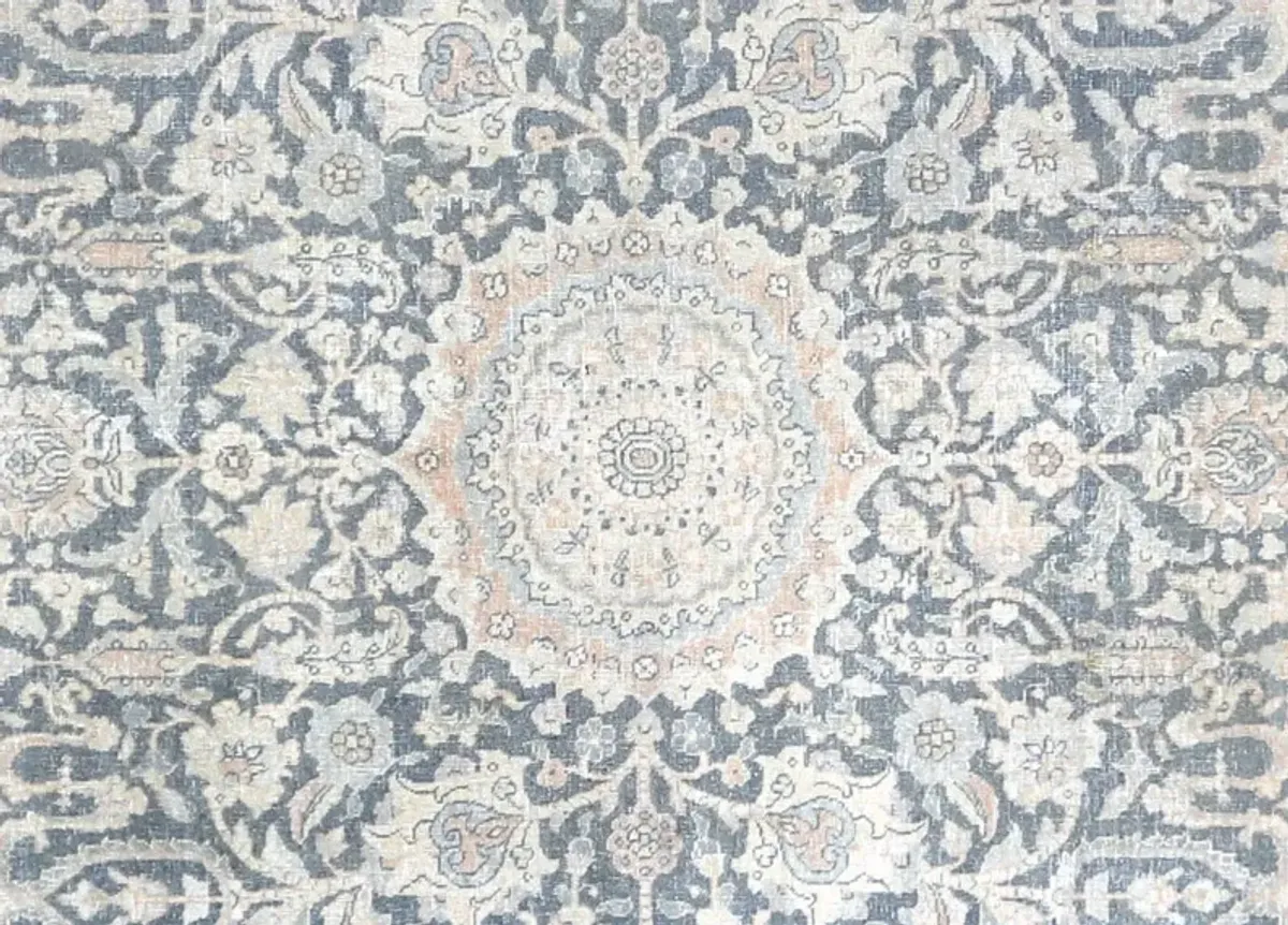 1920s Persian Tabriz Rug - 11' x 14'10" - Nalbandian - Blue - Blue